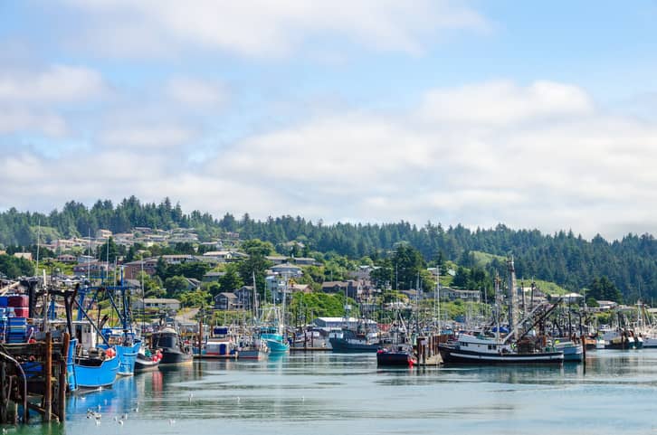 Yaquina Bay and Newport waterfront